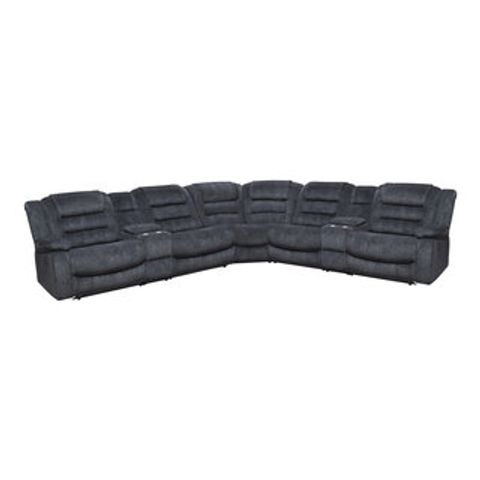 A Closer Look at the Bolton Misty Storm Reclining Sectional’s Features